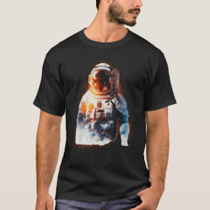 Spaceman Astronaut Galaxy Astronomy Sci Fi Fan T-shirt