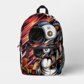 Spaceman Bedrukte Rugzak (Voorkant)