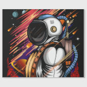 Spaceman Cadeaupapier (Vlak)