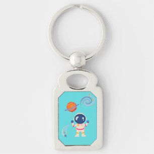 Spaceman cartoon Adventures. Sleutelhanger