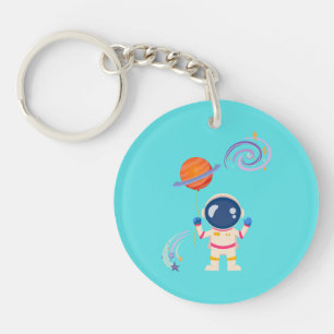 Spaceman cartoon Adventures. Sleutelhanger