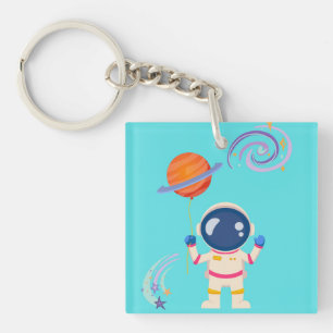 Spaceman cartoon Adventures. Sleutelhanger