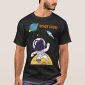 Spaceman die de ruimte-buitenruimte-kadet onderzoe t-shirt (Voorkant)