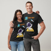 Spaceman die de ruimte-buitenruimte-kadet onderzoe t-shirt (Unisex)
