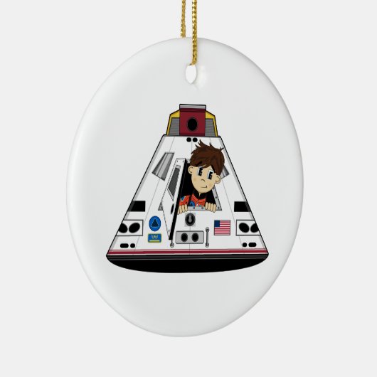 Spaceman en Capsule Ornament (Rechts)