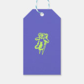 Spaceman Gift Label Cadeaulabel (Voorkant)