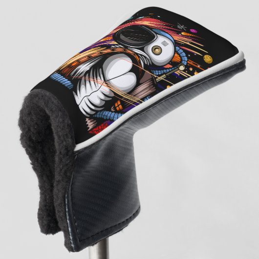 Spaceman Golfheadcover (3/4 voorkant)
