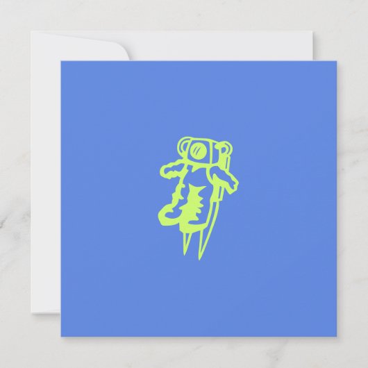 Spaceman Platte Kaart (Voorkant)