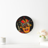 Spaceman Sci-Fi Astronaut Comic Art Ronde Klok (Huis)