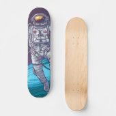 Spaceman Skateboard Deck (Voorkant)