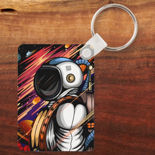 Spaceman Sleutelhanger (Achterkant)
