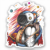 Spaceman Sticker (Voorkant)