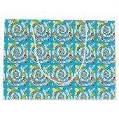 Spaceman vs. Alien Gift Bag (groot) Large Cadeautasje (Achterkant)