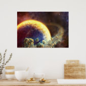 Spacerock VIII - Bijna aanraken - Poster (Keuken)