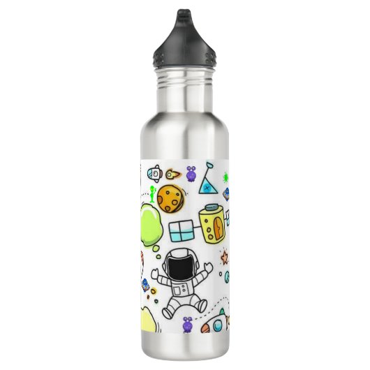 Spaceship Astronaut Water Fles (Rechts)