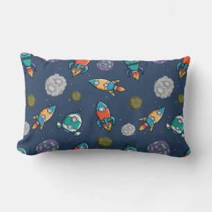 Spaceship Pattern gooit kussens