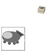 Spaceship Rubberstempel (Gestempeld)