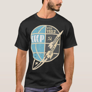 Spaceship Sputnik USSR Sovjet-Unie T-shirt