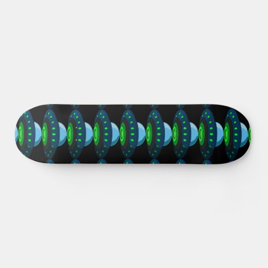SPACESHIP UFO SKATEBOARD DECK (Horizontaal)