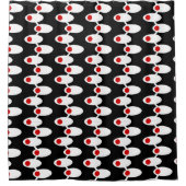 Spaceships Douchegordijn (Voorkant)