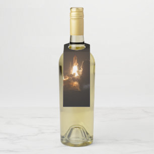 Spaceshuttle Aarde Omloopschip Nacht Canva Flessenhanger