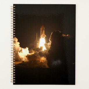 Spaceshuttle Aarde Orbitale ruimtevaartuigen Nacht Planner
