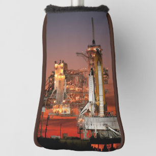 Spaceshuttle Atlantis Red Sky Lancering NASA Golfheadcover