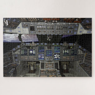 spaceshuttle cockpitpuzzel legpuzzel