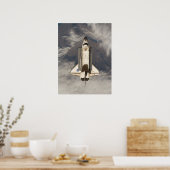 Spaceshuttle Discovery (STS-119) Poster (Keuken)