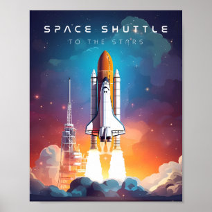 Spaceshuttle: naar de sterren poster