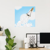 Spaceshuttle Poster (Thuiskantoor)