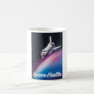 Spaceshuttle Sciencefiction ruimteposter Magische Mok