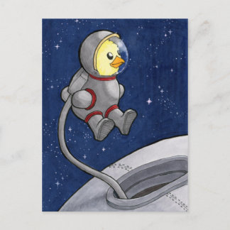 Spacewalk Chickie briefkaart