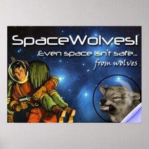SpaceWolves!: Het Poster