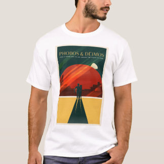 SPACEX FOBOS EN DEIMOS Ruimtevaartcruise naar Mon T-shirt