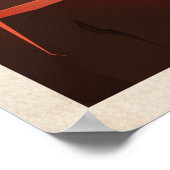 SpaceX Mars Olympus Mons Toerisme Poster (Hoek)