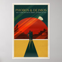 SpaceX Mars-poster voor Mars/DP