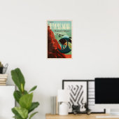 SpaceX Mars-toerisme poster/Olympus Mons Poster (Thuiskantoor)