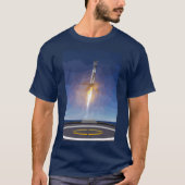 SpaceX Rocket Faring Landing on Drone Ship T-shirt (Voorkant)