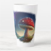 Spacey Amanita Muscaria Latte Mok (Voorkant)