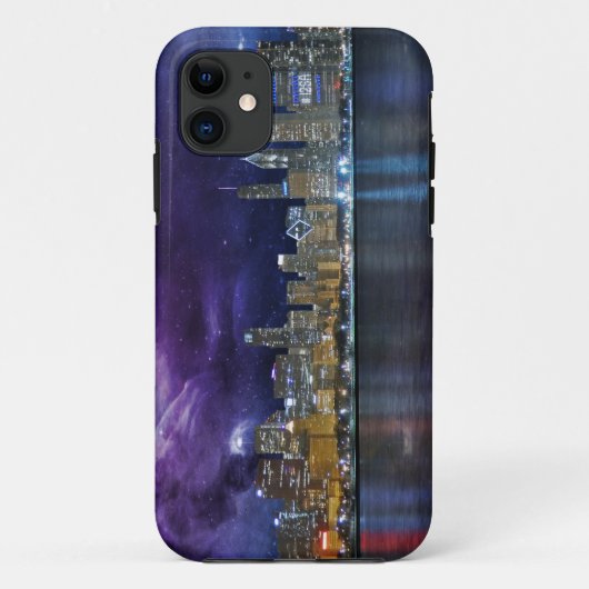 Spacey Chicago Skyline Case-Mate iPhone Case (Achterkant)