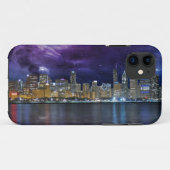 Spacey Chicago Skyline Case-Mate iPhone Case (Achterkant (horizontaal))