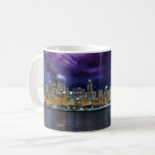 Spacey Chicago Skyline Koffiemok (Voorkant links)