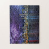 Spacey Chicago Skyline Legpuzzel (Verticaal)