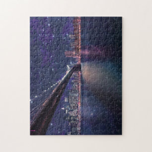 Spacey Manhattan Skyline Legpuzzel