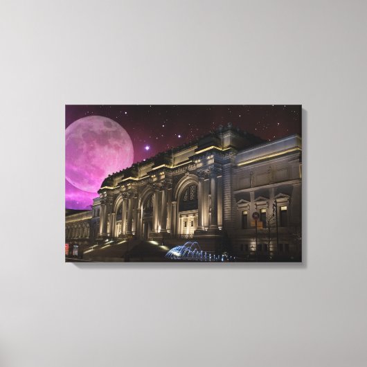 Spacey Metropolitan Museum Canvas Afdruk (Voorkant)