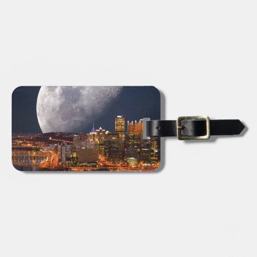 Spacey Pittsburgh Bagagelabel (Voorkant horizontaal)