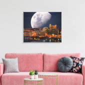 Spacey Pittsburgh Canvas Afdruk (Insitu (Woonkamer))