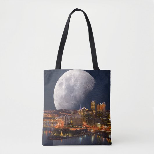 Spacey Pittsburgh Tote Bag (Voorkant)
