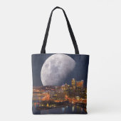 Spacey Pittsburgh Tote Bag (Achterkant)